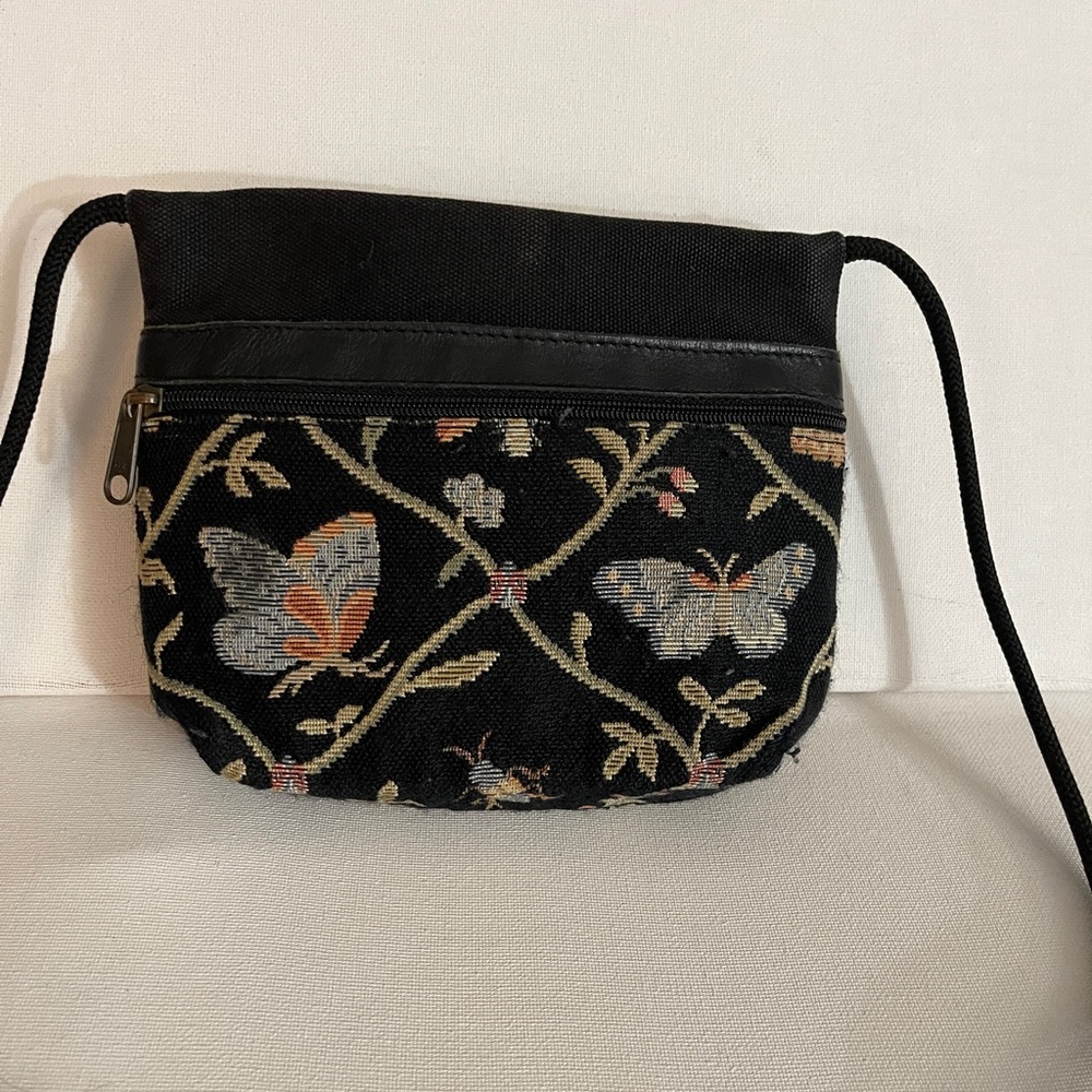 Black Butterfly Small crossbody handbag